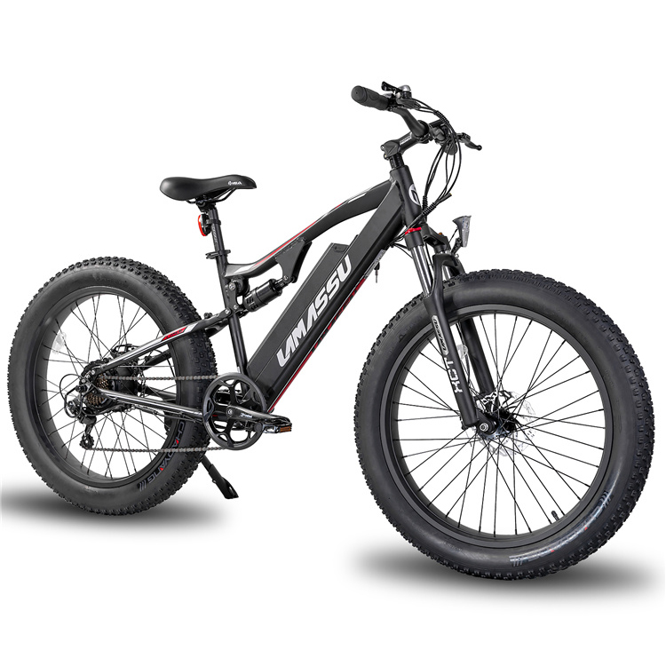 JOYKIE 500 Вт двойная подвеска mtb 48v жира горный электровелосипед