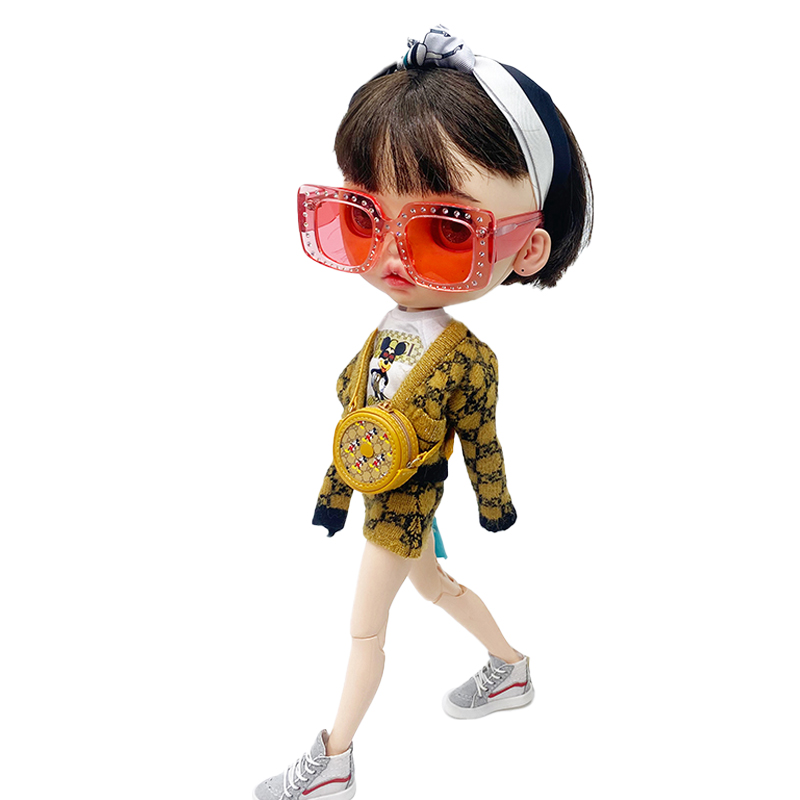 Модный винтажный свитер Blythe 1/6, высококачественные аксессуары для кукол Blythe