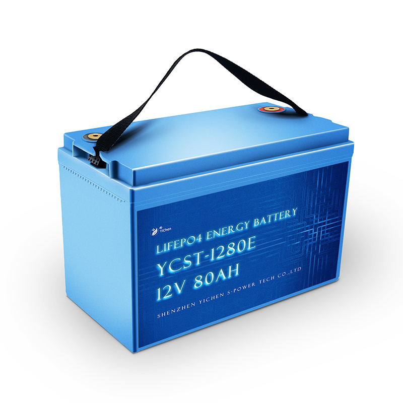 Hot Selling Factory Price Lifepo4 YCST-1280E 1KWH 12V80AH lithium ion solar battery Module for Boat ,Golf Carts and Store energy