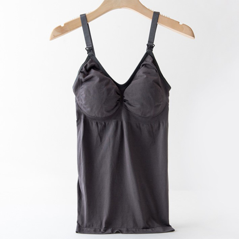 Non Steel Ring Belt Breast Pad Non Trace Pregnant Women Open Button Breast-Feeding Vest Sling Manufacturer Wholesale