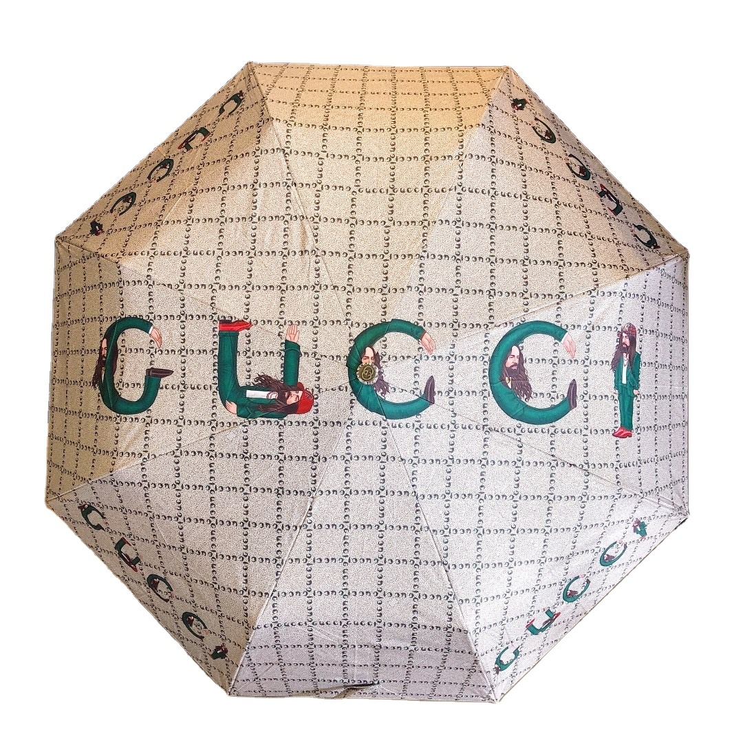 Высококачественный Зонт gucci с имитацией 1:1 и подарочной коробкой/логотип от известного бренда, одежда/сумки/Обувь