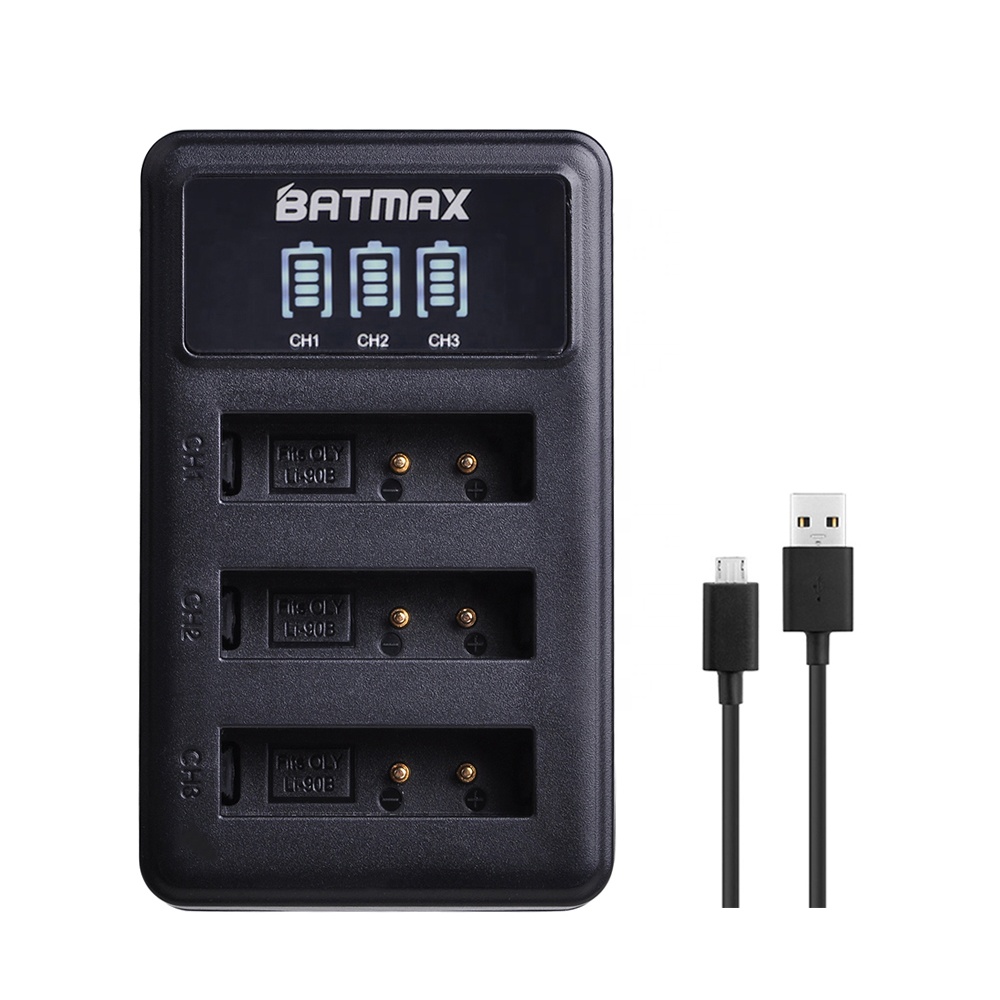 Новый LI-90B LI90B LI ion аккумулятор 90B LI-92B usb-портами и светодиодным индикатором зарядное устройство для цифровой камеры Olympus жесткая TG-1 iHS TG-2 iHS TG-3 TG-4 SH50 iHS SH60 литий-ионная аккумуляторная батарея