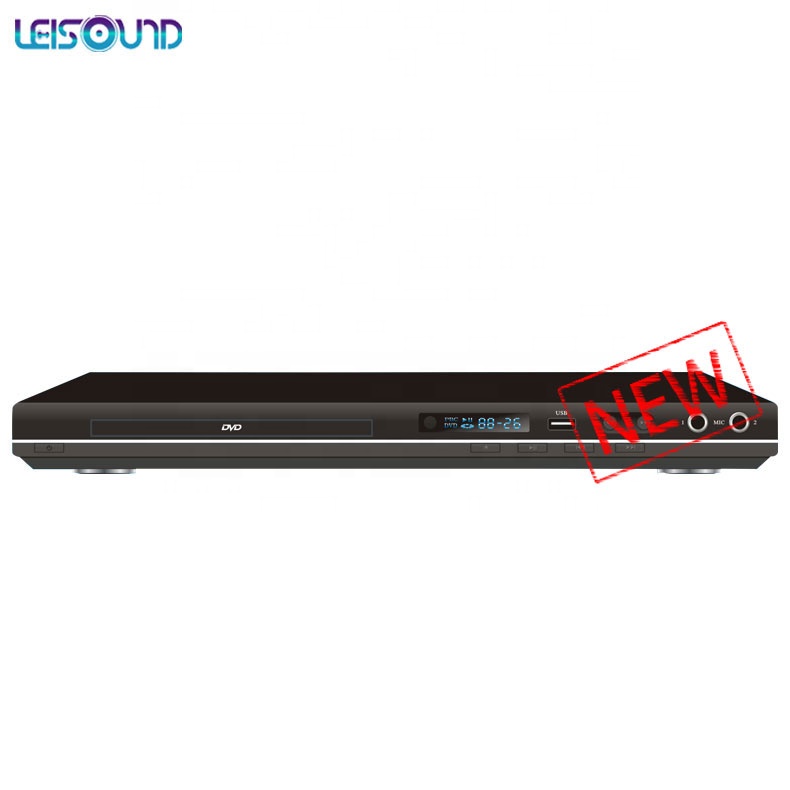 Портативный DVD-плеер с дистанционным управлением LEISOUND, решение MTK/Sunplus, мини-караоке-плеер