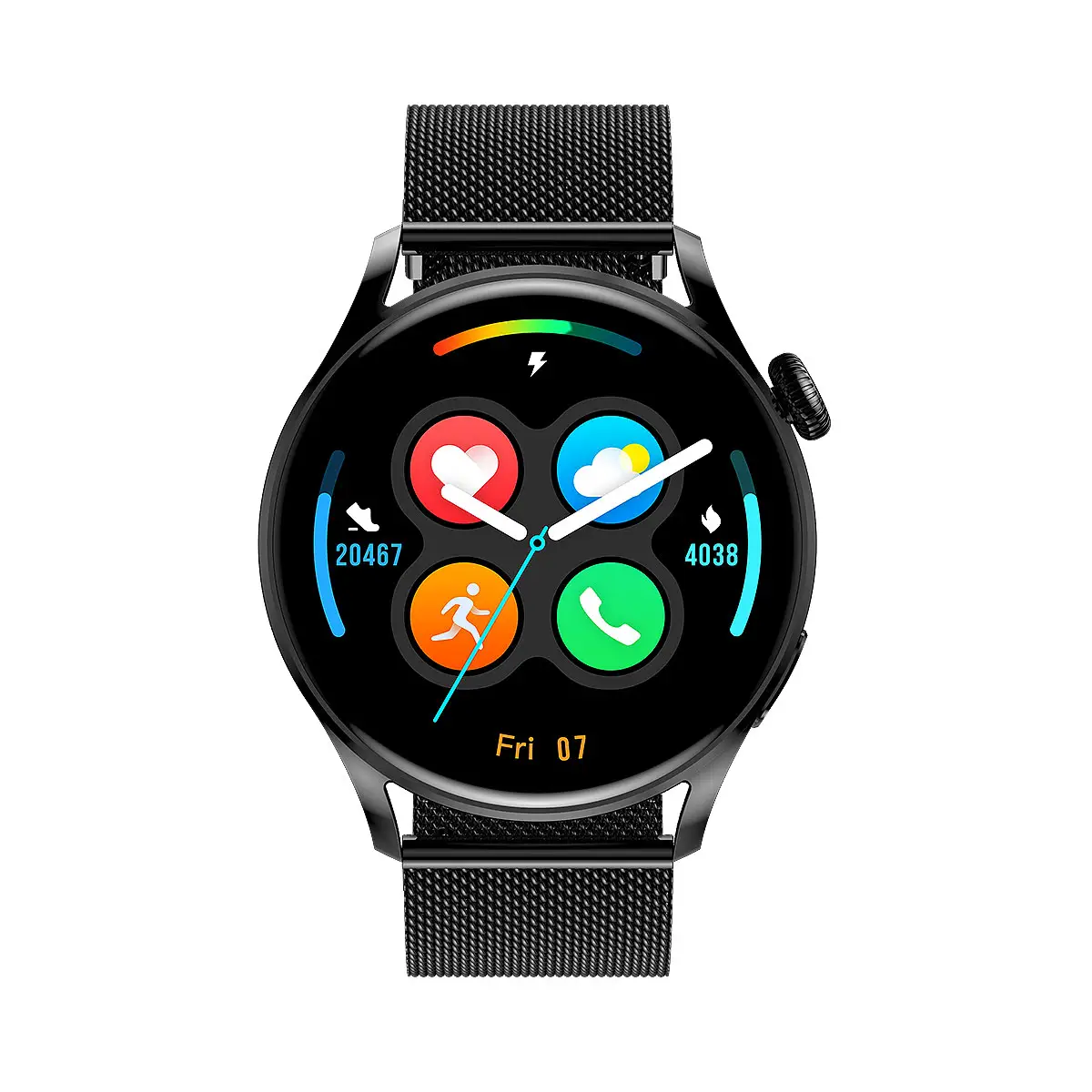 Fitness Tracker Smart Watch Full Touch Screen Waterproof IP68 Glass Protector Smart Watch ECG