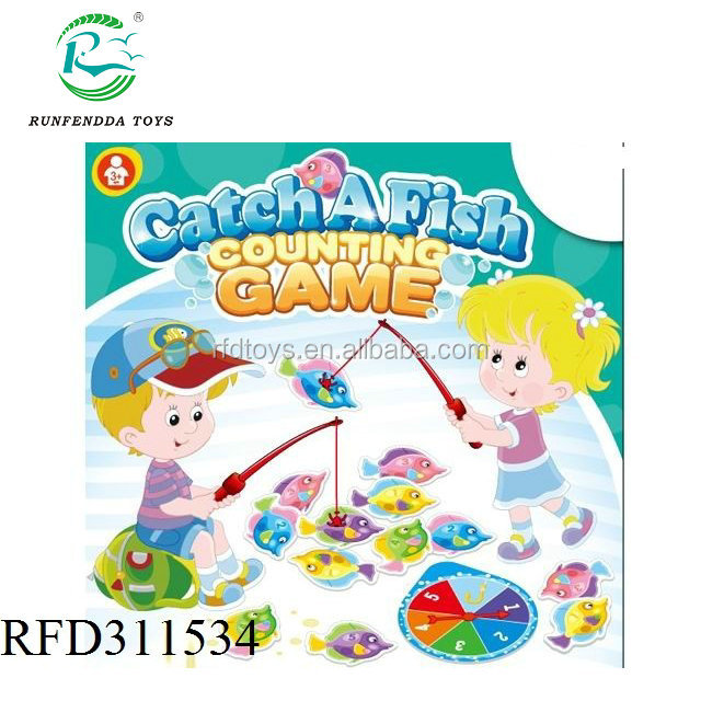 Новый дизайн обучающая игра для подсчета рыбы