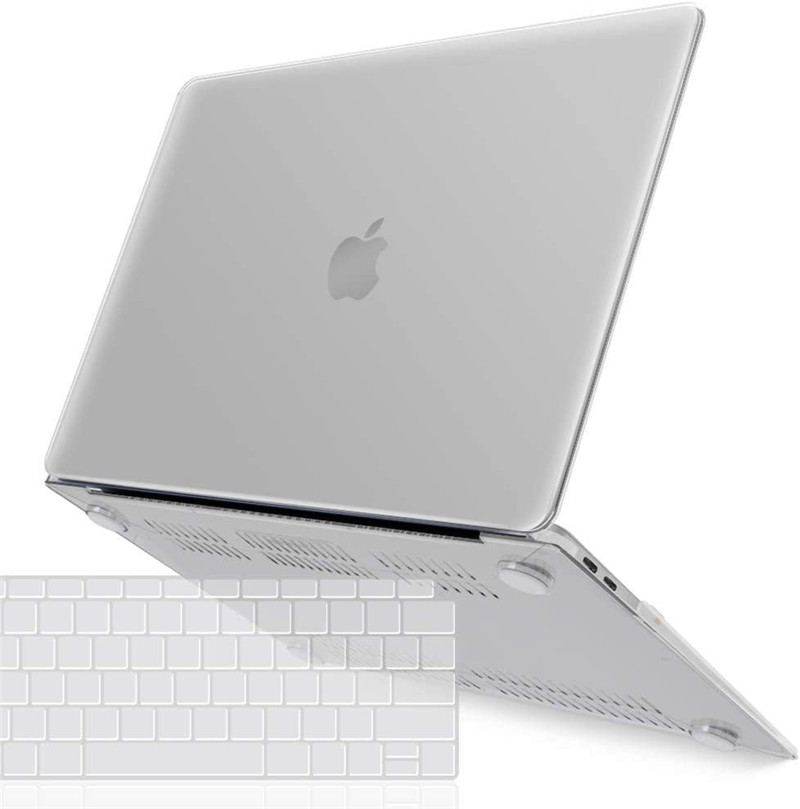 Из матовой кожи на ощупь для macbook сенсорный экран прозрачный жесткий чехол Крышка клавиатуры для ноутбука macbook 13,3 pro A2289 A2251