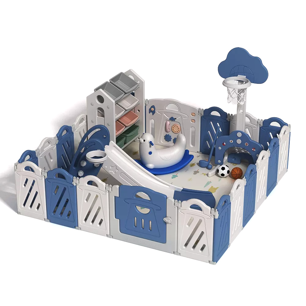 Large Fence Babies Baby Play Yard For Kids Cheap Boy Children'S Plastic Playpen