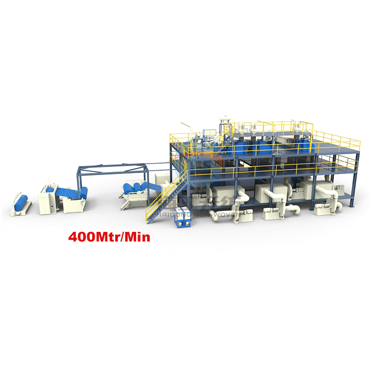 China Manufacture Pp Spunbond Nonwoven Fabric Production Line Meltblown Nonwoven Fabric Making Machine