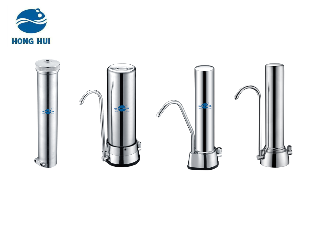 QING YUAN QY-10I stainless steel ceramic water purifier faucet water filter counter top water filter housing