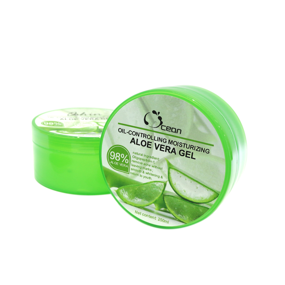 OEM/ODM Facial Care Aloe Vera Gel Cream Soothing Acne Anti-bacterial Removing Scar For Skin