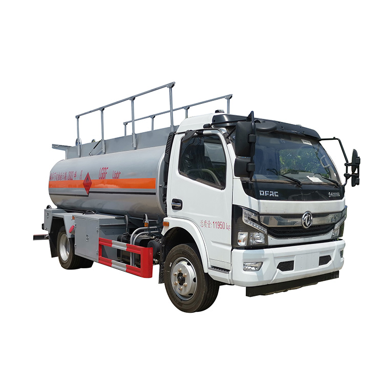 Manufactory direct 4x2 light duty 8.5cbm tank capacity 140kw 190hp engine ABS diesel fuel tanker trucks