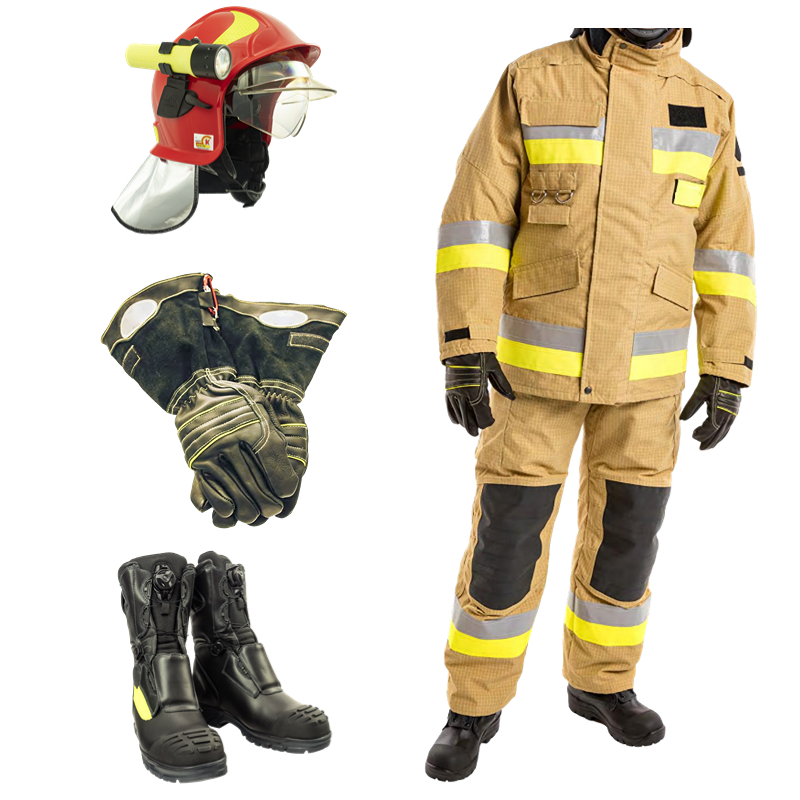 2023 Factory customized best-selling Europe Standard CE EN469 Aramid Firefighting Fire Suits Fire Fighting Uniform