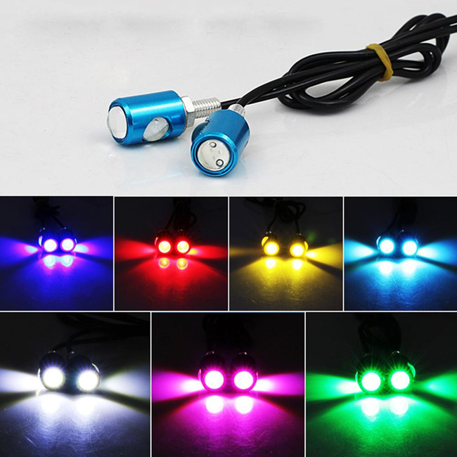 Мотоцикл 2 шт. мотоцикла LED поворотники огни орлиные глаз индикаторы Универсальный