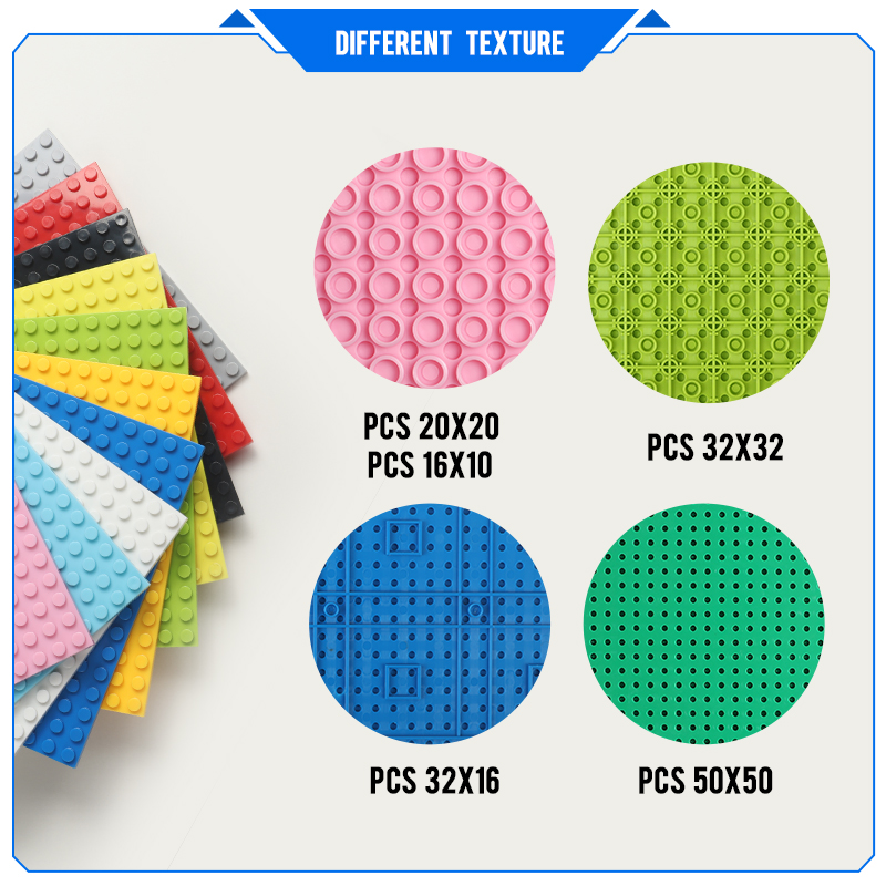 16*32 dots classic building plate toy compatible construction building blocks toy bricks base plate set for kids