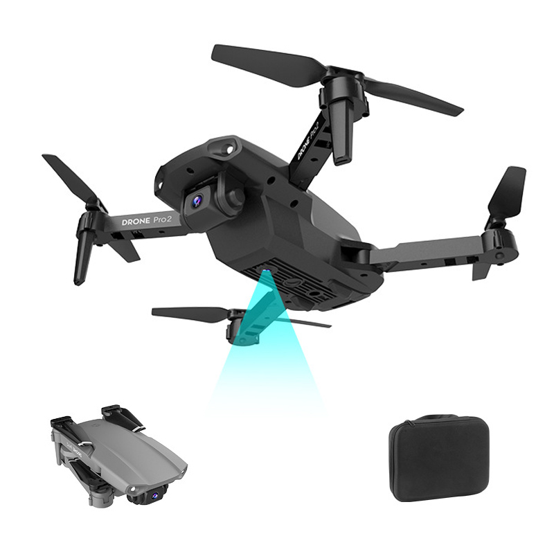 Новинка дроны E99 Pro2 с двойной камерой 4K HD Wi-Fi FPV режим удержания высоты Профессиональный вертолет складной Квадрокоптер Радиоуправляемый Дрон