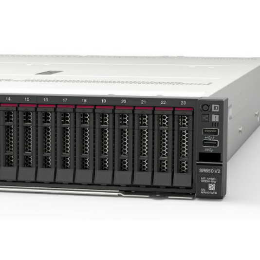 L enovo Thinksystem SR650 V2 2U gold 5315Y 8X32GB 3200MHZ 2X480GGB SSD SATA RAID0.1.10 8X2.5 4xGE 550W