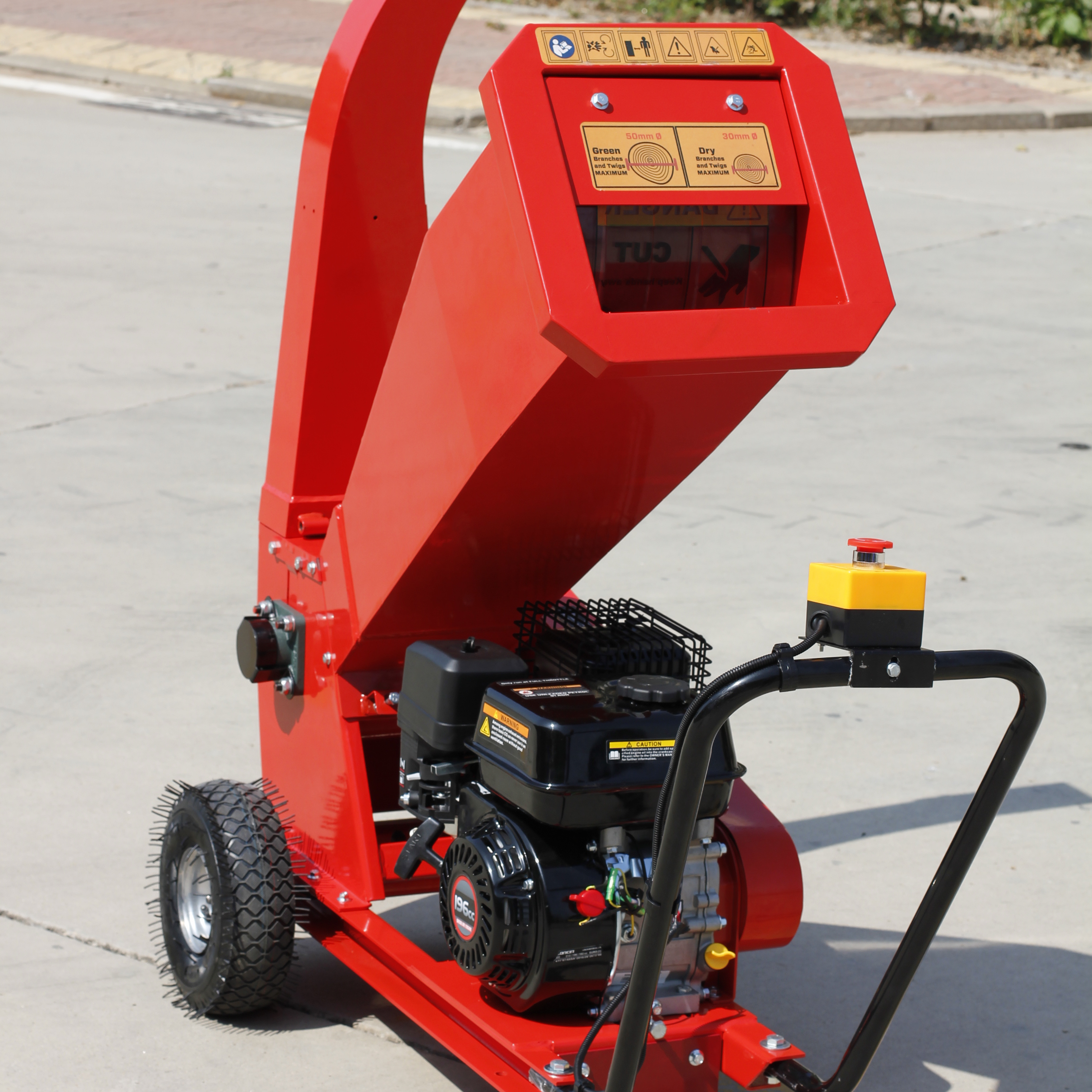 7HP бензиновая сельскохозяйственная Дробилка Измельчитель мульчирователи