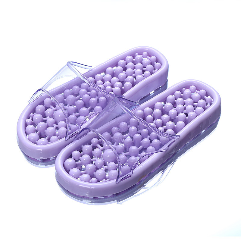 Summer Hot Sale OEM custom Massage Spa Ladies Flat Shoes bathroom quick drying Wear resistant hollowed slippers