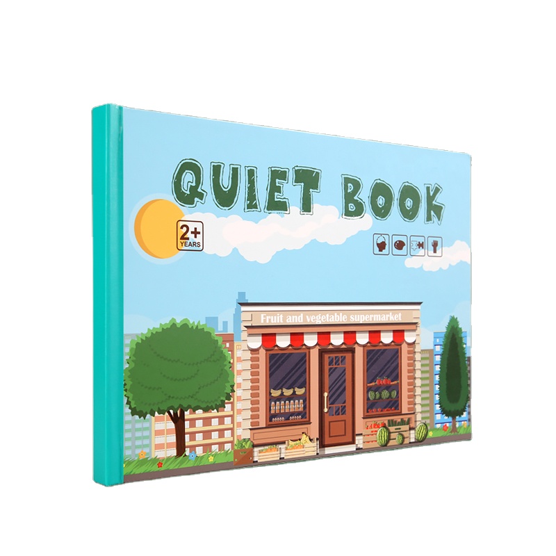 Моя первая занятая книга Монтессори, игрушки для детей, обучающая Бесшумная книга, занятая доска, обучающие игрушки для детей, рождественские подарки