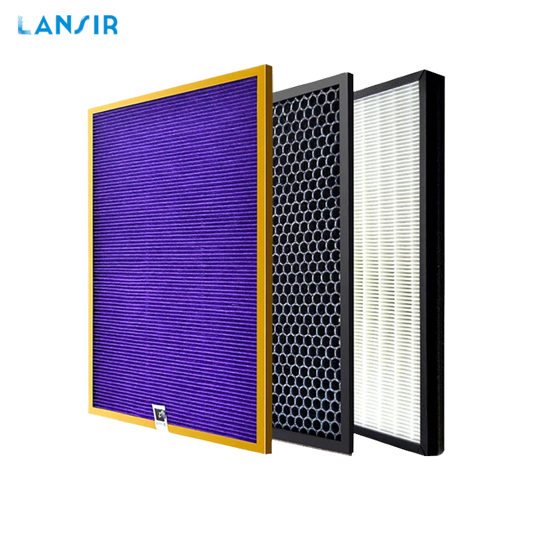 Lansir 3 шт./компл. Комплект фильтров AC4121 AC4123 AC4124 для Philips очистители воздуха AC4002 AC4004 AC4012