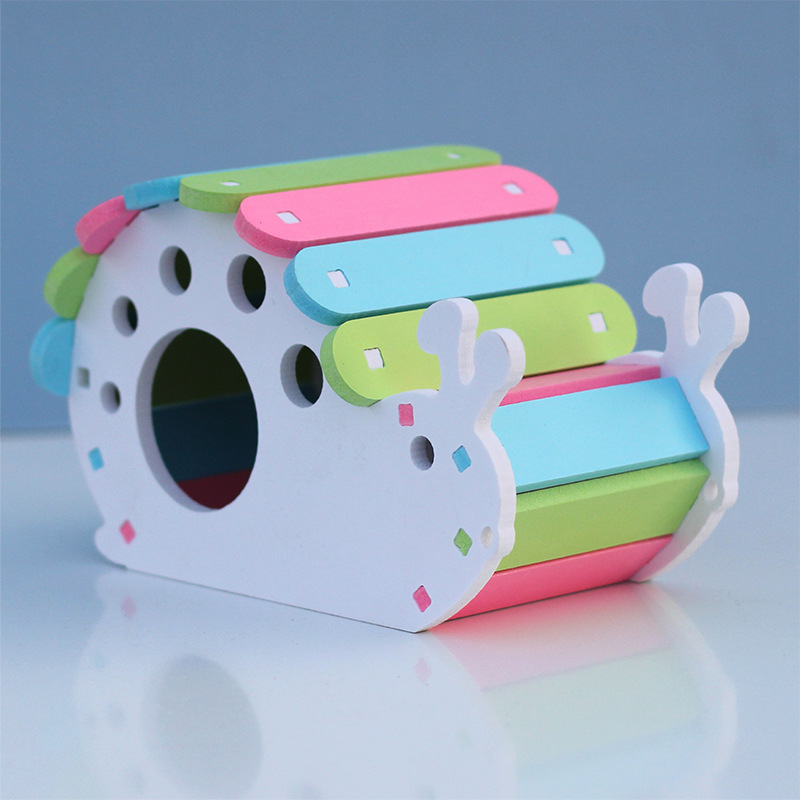 Wholesale hamster supplies color swing toy nest rainbow bridge seesaw pet bear molar supplies toys
