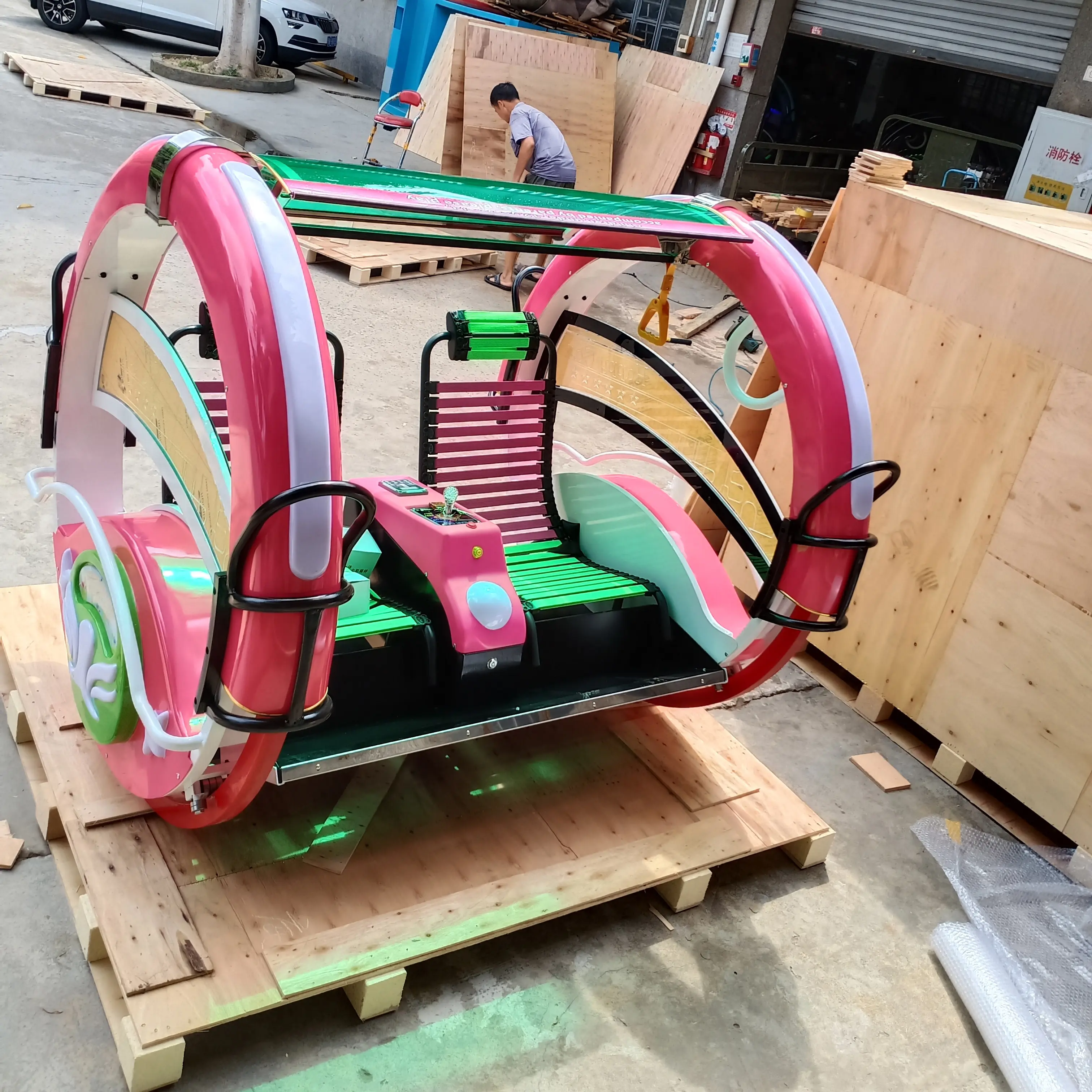 2 игроков автомобиль Хэппи moonwalk открытый автомобиль Хэппи 5s Детские йо-йо автомобиля