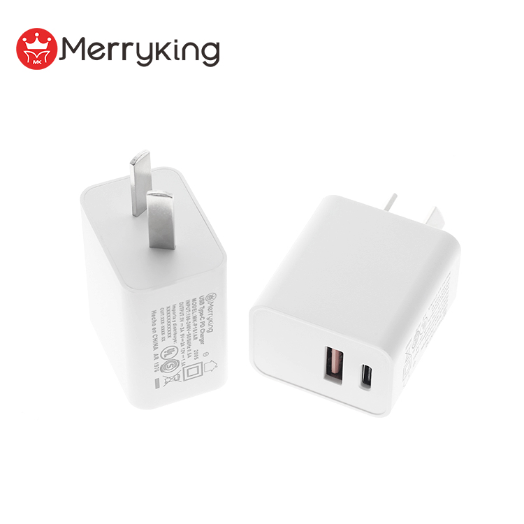 Сетевое зарядное устройство с двумя портами USB 2020, 18 Вт, 5 В, 3 А, 9 В, 2 А, 12 В, 3,0 А