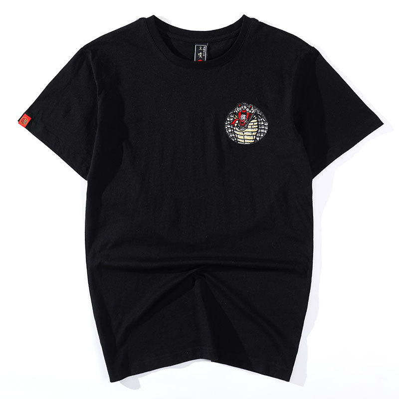 Футболка из плотного хлопка с вышитым логотипом playeras de hombres