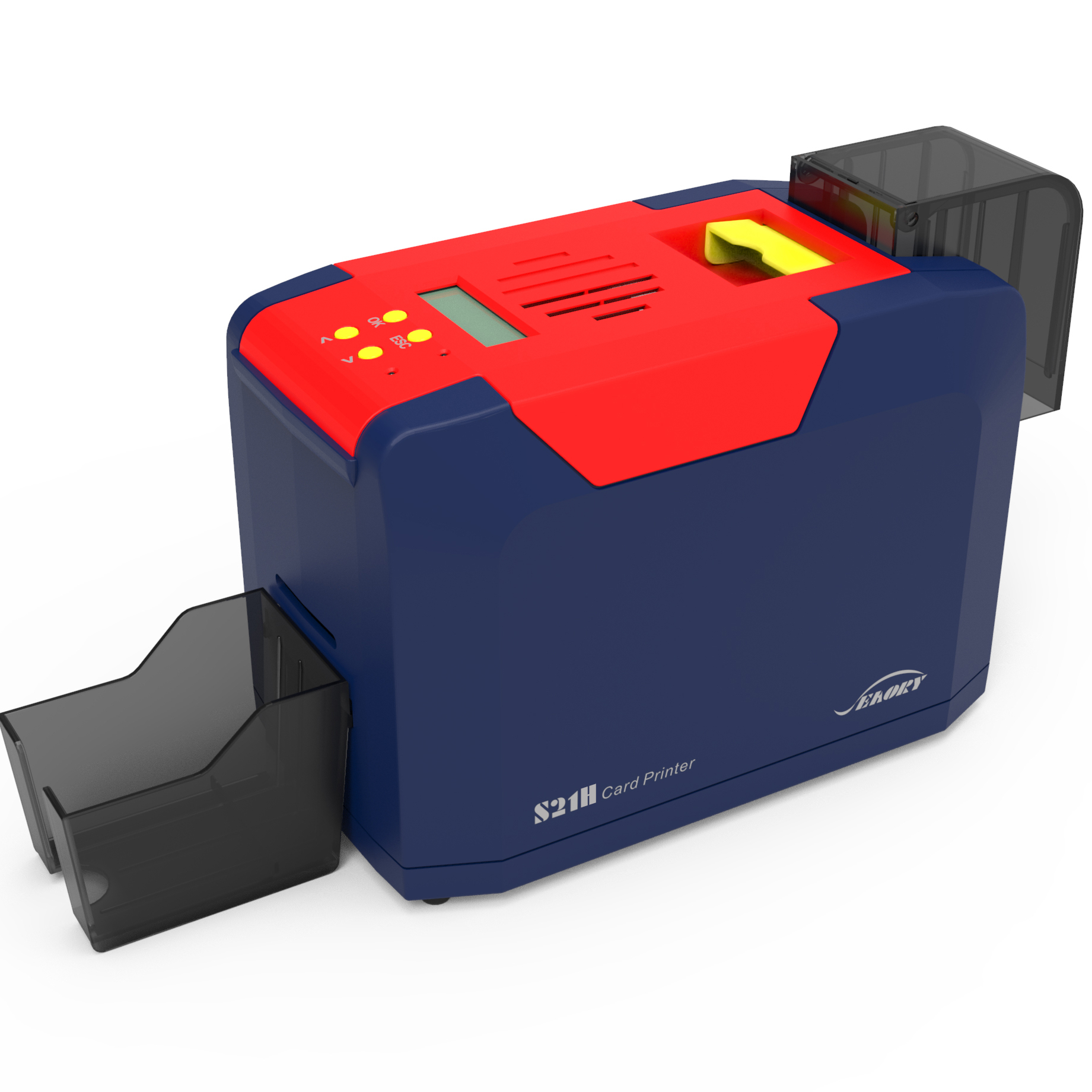 Cheap single side pvc card printer SEAORY S21H plastic card high resolution card printer