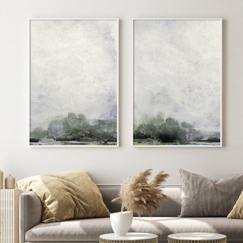 Set of 2 Prints Neutral Art Abstract Painting Minimal Wall Art Printable Abstract Modern Canvas painting for home decor