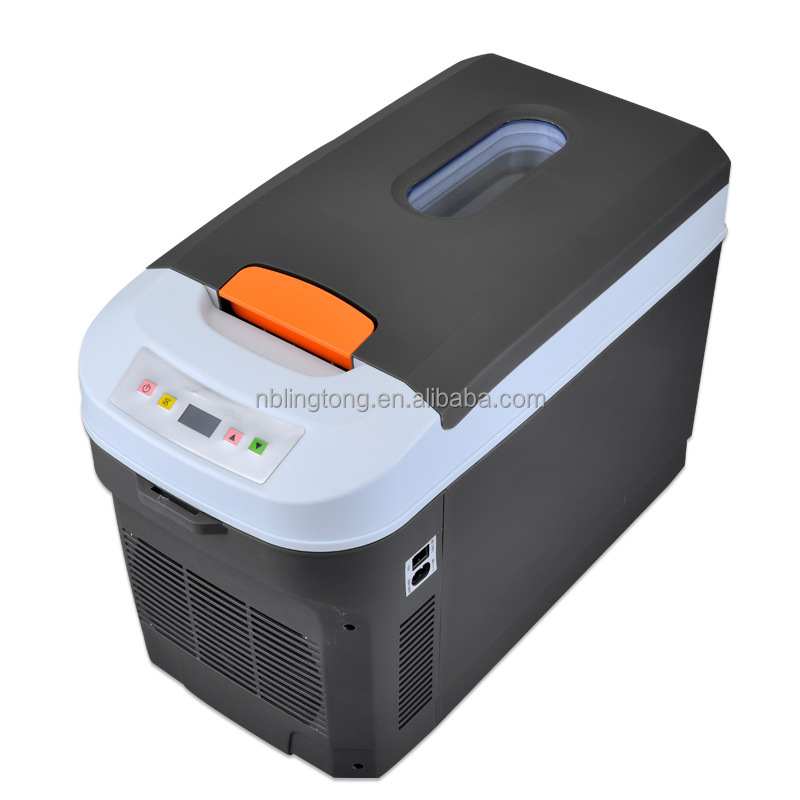 Популярный портативный охлаждения и нагрева 25L холодильник Dual Cores 12V 24V караван холодильник, морозильник CE сертификации для автомобиля