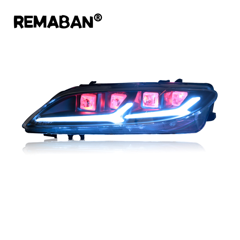 REMABAN factory new Style For Mazda 6 Atenza 2003-2015 Headlight LED Front Lamp With Moving Turning Signal