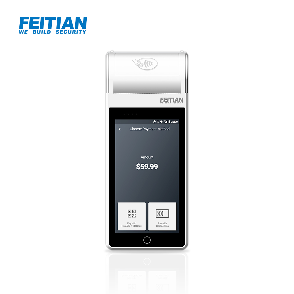 Интеллектуальный кассовый POS терминал для qr-код платежа-F40