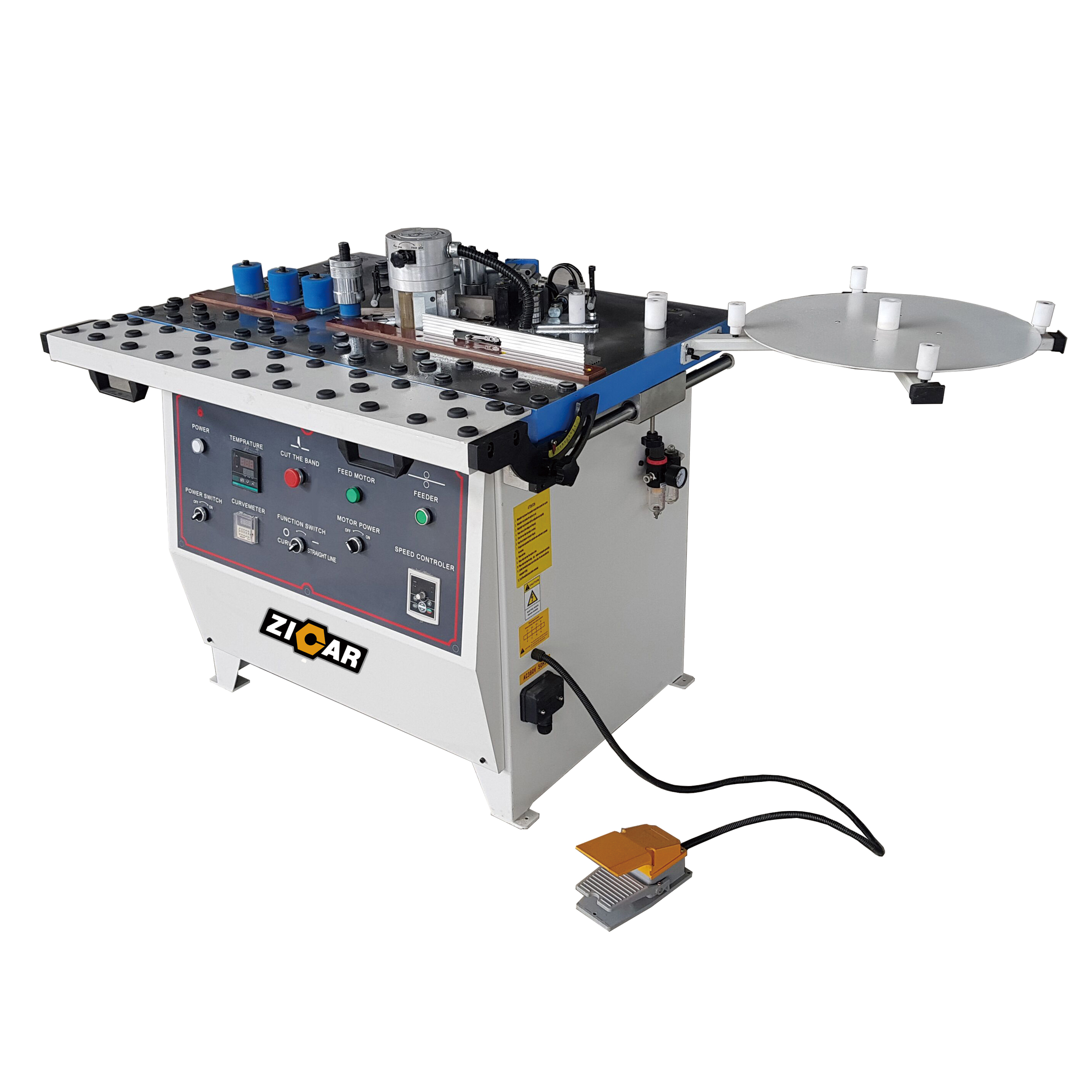 ZICAR высокое качество запрос products co., ltd MF515A кромкооблицовочный фрезерный станок/прямо и Изогнутые ПВХ кромкооблицовочный станок для кромки
