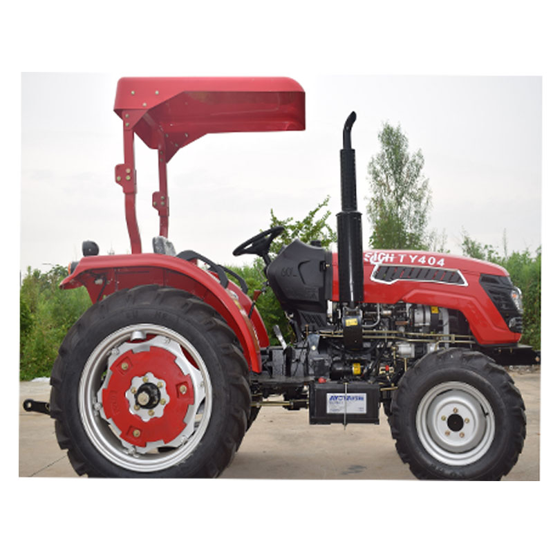 Лидер продаж, трактор 4wd 40HP с дополнительным фронтальным погрузчиком и экскаватором-погрузчиком