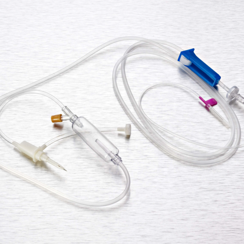 Disposable scalp vein set butterfly winged iv administration double wing infusion needle manufacturer 23G gauge 27