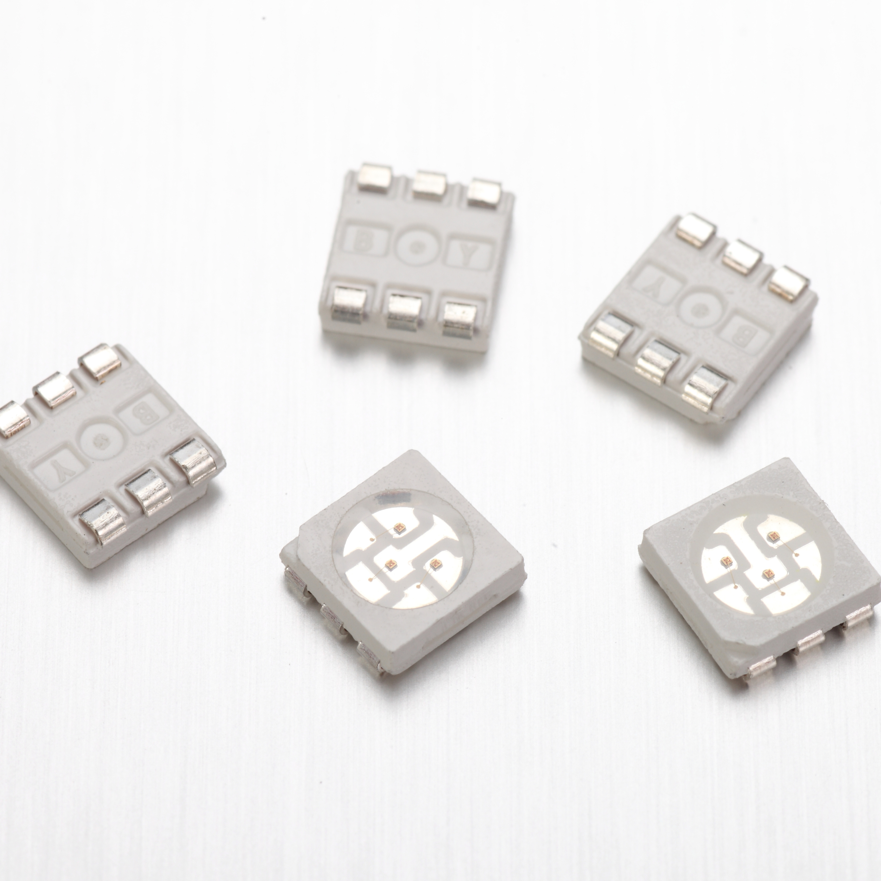 5050 SMD LED холодный белый