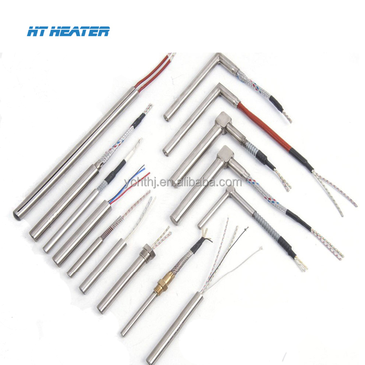 electric 150mm cartridge heater 60v with one ended threaded fitting