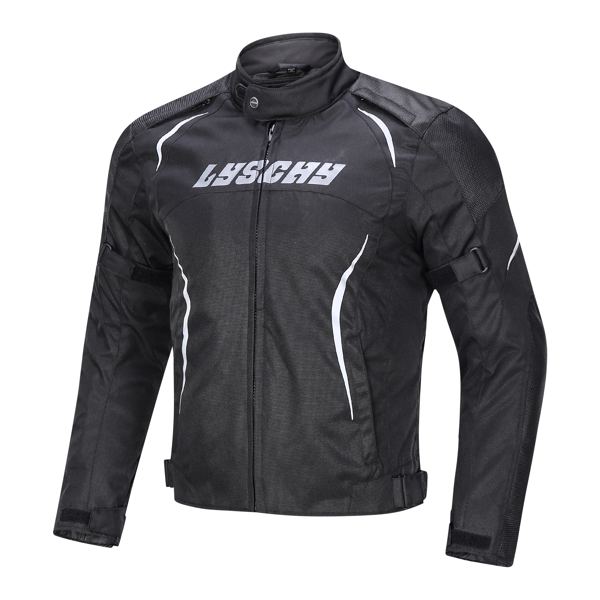 Fashion Waterproof Protective Customize Racing Motorbike Jacket Black Cool Windproof Reflective Motorcycle For Man