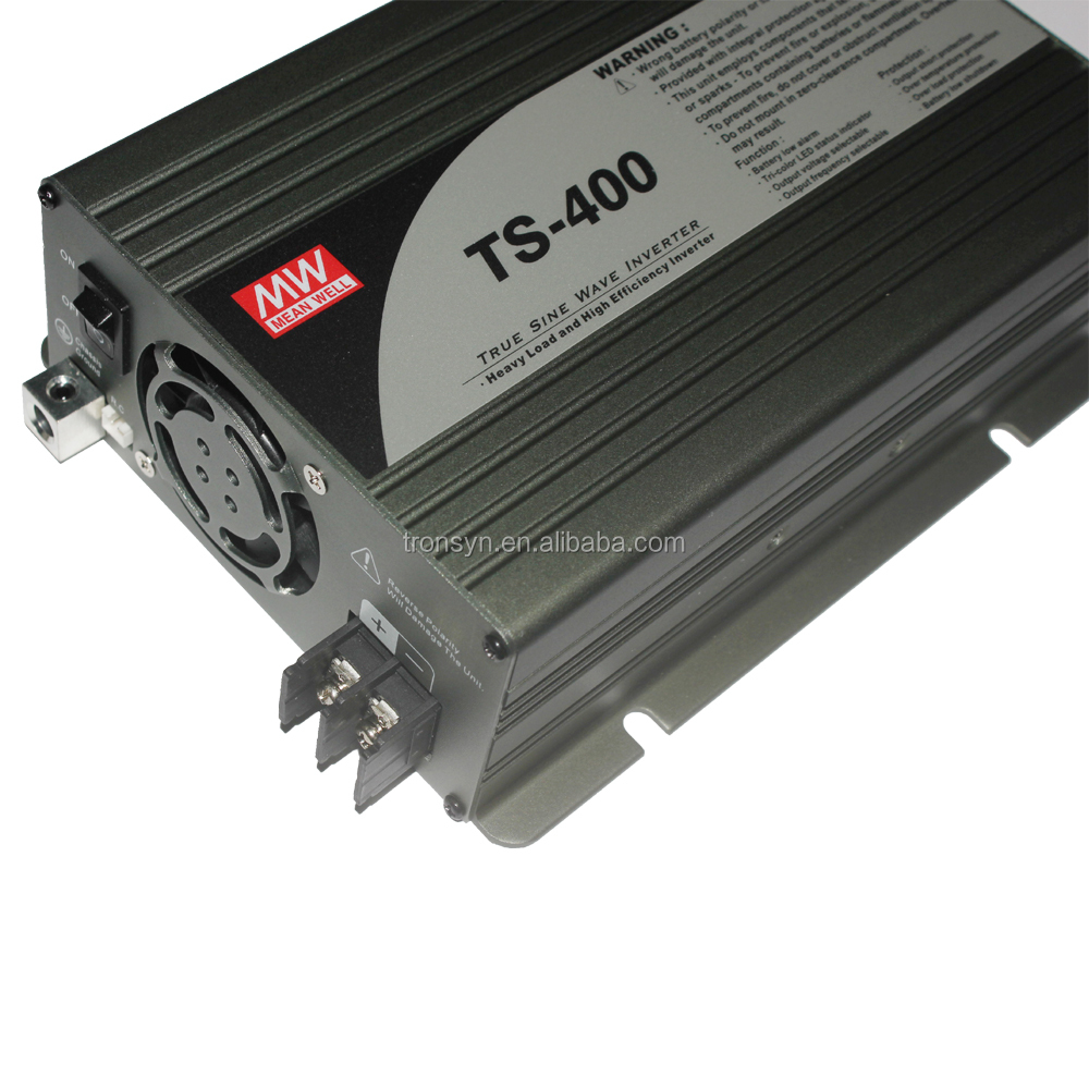 Meanwell TS-400 400 Вт DC-AC инвертор Инвертор Чистая синусоида поддержка дома, офиса, транспортного средства