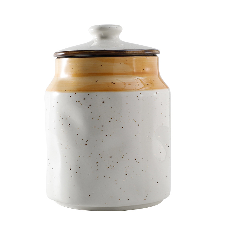 Factory Price Ceramic Sugar Pot With Cover Sugar Pot Ceramic Kitchenware, Pot With Sugar Bowl