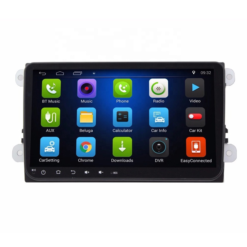DVD-плеер на базе Android 9,0 с Wi-Fi и BT-навигацией, 9 дюймов, сенсорный экран для VW Magotan Golf Polo Tiguan Passat b7, оптовая продажа