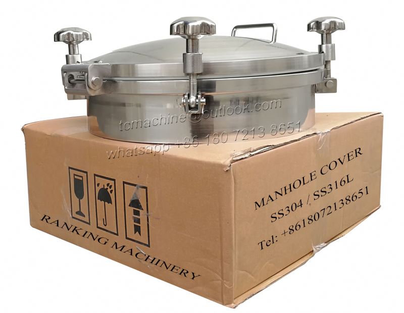 Stainless Steel 304 Sanitary Manhole Cover