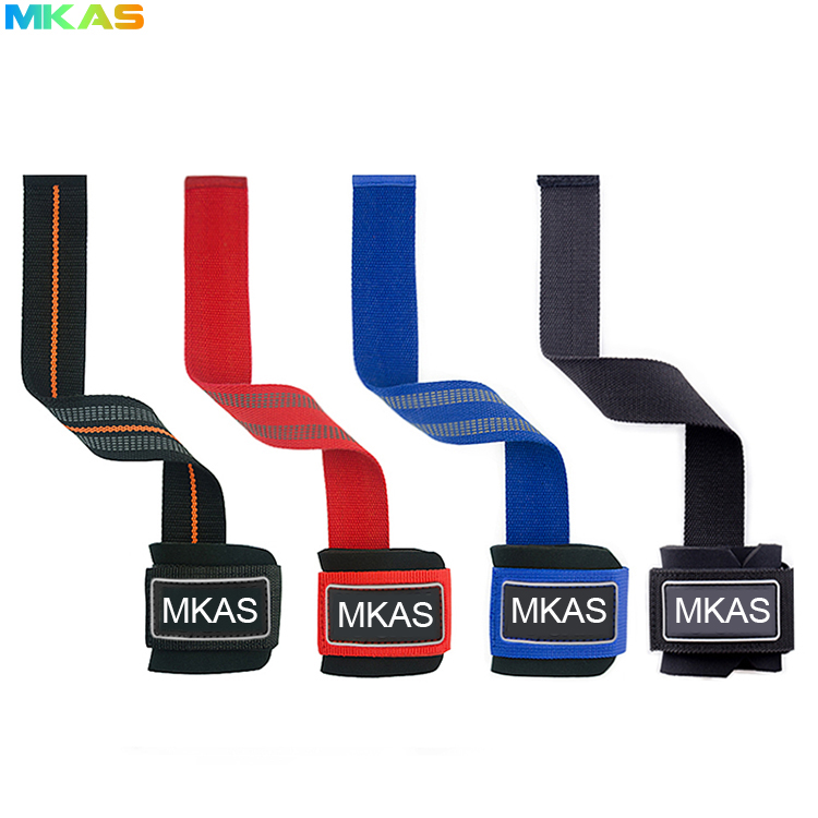 Customized Color Weight Lifting Wrist Straps for Strongmen Women Heavy Duty Gym Weightlifting Gym Training Wrist Straps