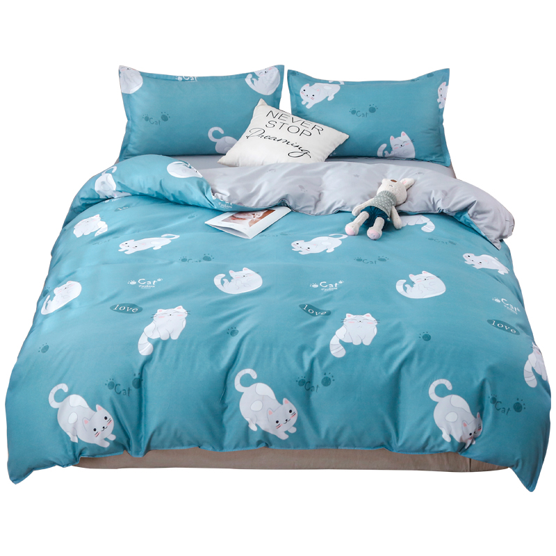 wholesale good quality 100% cotton solid color quilting bed sheets supplier bed cover bed sheet