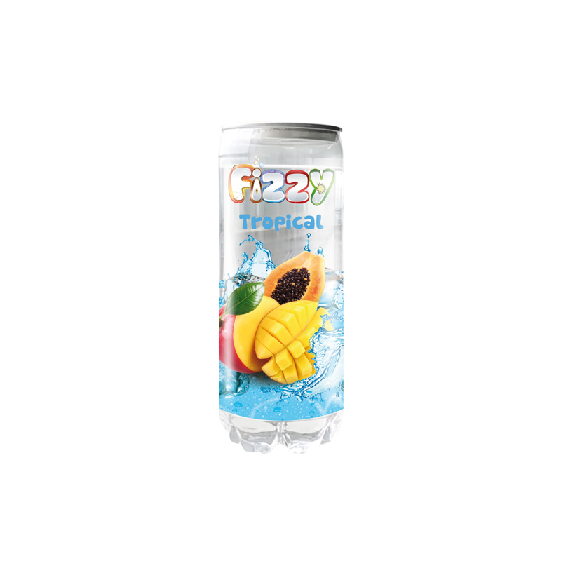 Hot selling 300ml * 24 can soda bubble water fruit flavor carbonated beverage