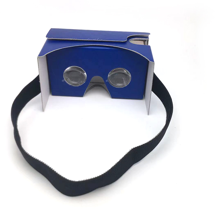 Оптовая продажа, картонные очки виртуальной реальности Google cardboard v2, картонные 3d-очки с пользовательским брендом