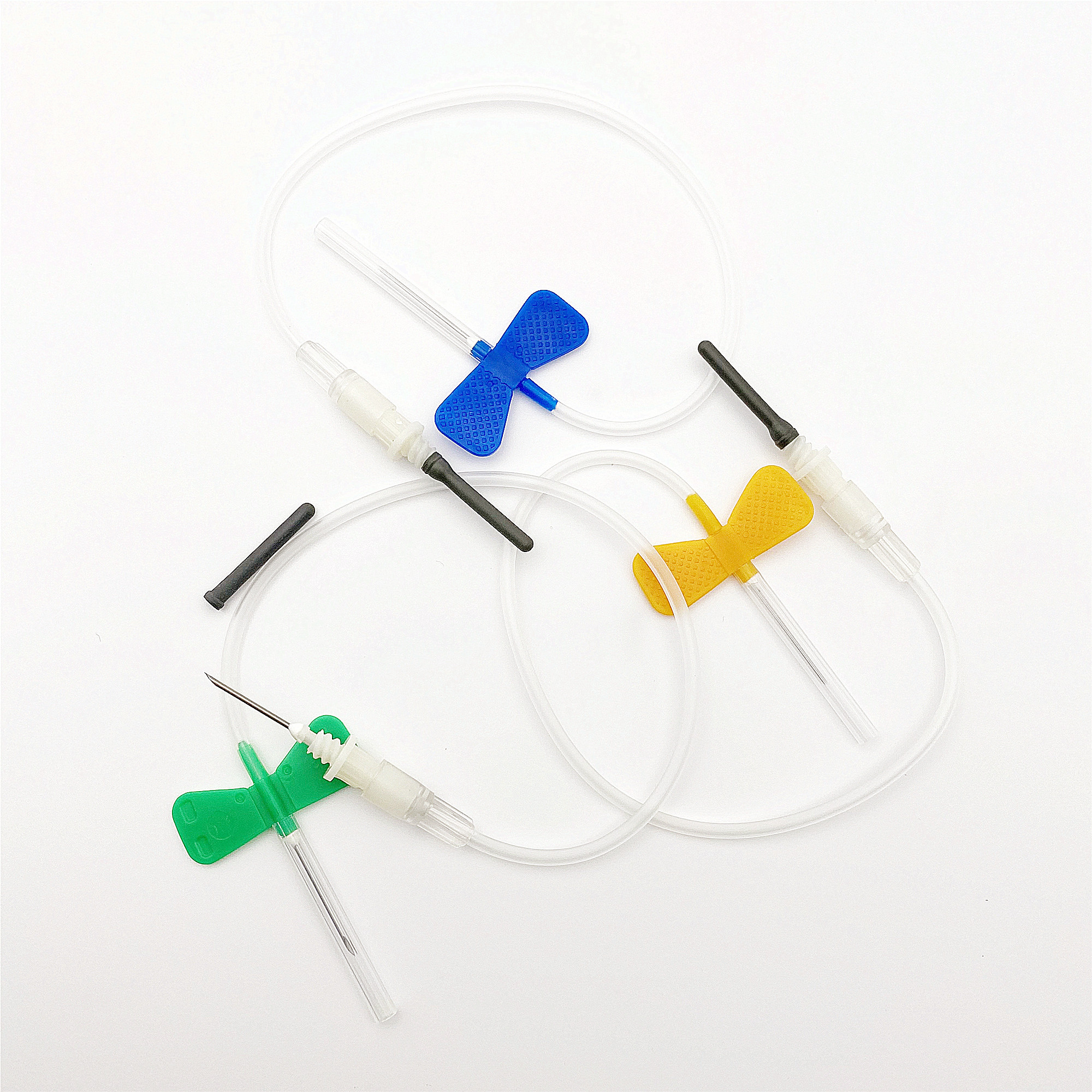 butterfly venous blood collection needle for lab with needle holder