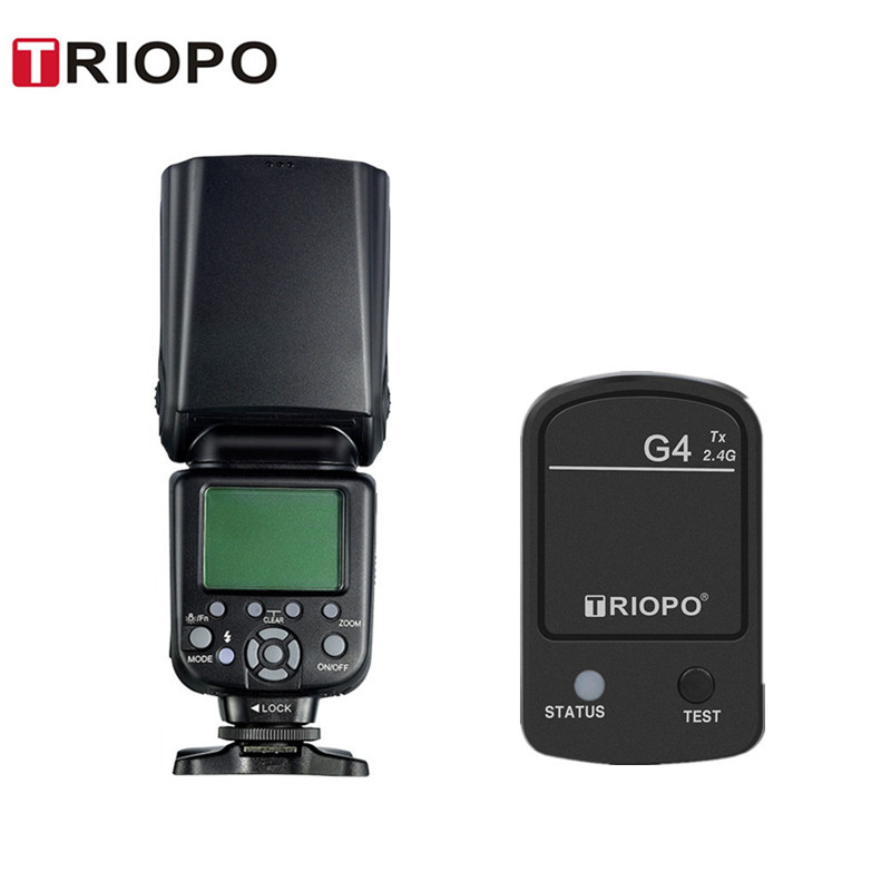 Triopo TR-950ii вспышка для камеры + G4 триггер TR950 II универсальная вспышка типа «Горячий башмак» Ручная фотовспышка для цифровой зеркальной камеры Nikon Canon DSLR камер