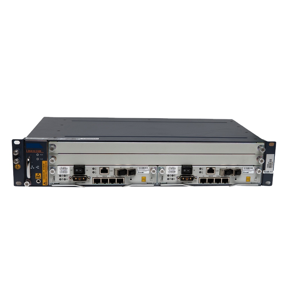 C320 GPON EPON OLT Uplink 10G SMXA/A31 * 2 19 дюймов IEC C +/ C + + 2U Слоты FTTH решение источник питания постоянного тока C320 Мини FTTH GPON EPON OLT